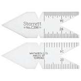 Starrett - Center Gage Whitworth Or English Standard 55deg | C396